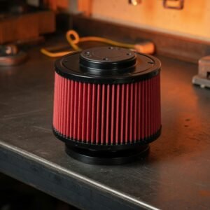 Demonstration air cleaner. Unbranded demonstration photograph.